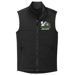 Adventure Awaits Camping Gift Collective Smooth Fleece Vest