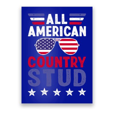All American Country Stud Gift Usa 4th Of July Graphic Meaningful Gift Poster