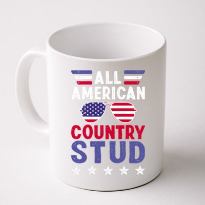 All American Country Stud Gift Usa 4th Of July Graphic Meaningful Gift Coffee Mug