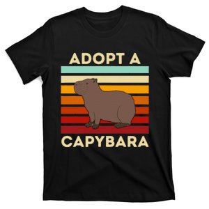 Adopt A Capybara Big Rodent Capybara Meme T-Shirt