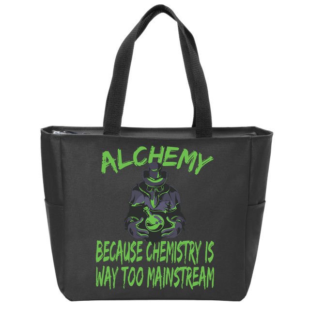 Alchemist Alchemy Chemistry Alchemy Chemist Zip Tote Bag
