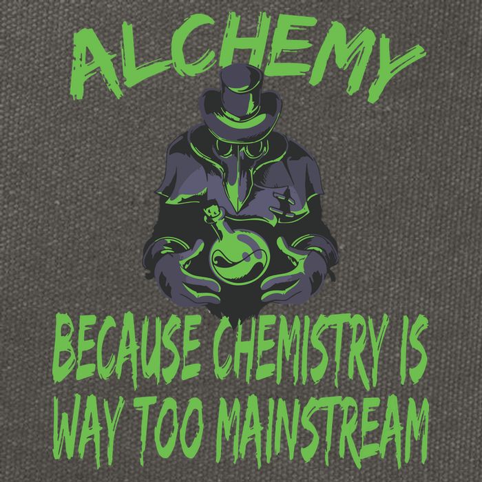 Alchemist Alchemy Chemistry Alchemy Chemist Cotton Canvas Backpack