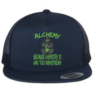 Alchemist Alchemy Chemistry Alchemy Chemist Flat Bill Trucker Hat