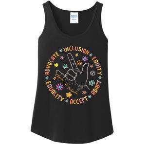 Autism Awareness Choose To Include Special Education Teacher Ladies Essential Tank