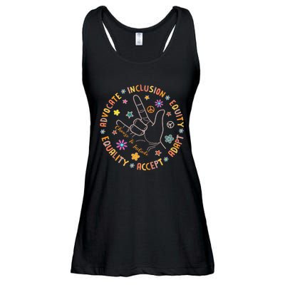 Autism Awareness Choose To Include Special Education Teacher Ladies Essential Flowy Tank