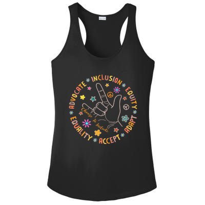 Autism Awareness Choose To Include Special Education Teacher Ladies PosiCharge Competitor Racerback Tank