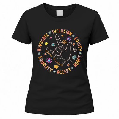 Autism Awareness Choose To Include Special Education Teacher Women's T-Shirt