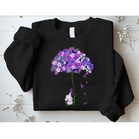 Alzheimer Awareness Cute Elephant I Will Remember For You Sweatshirt