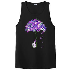 Alzheimer Awareness Cute Elephant I Will Remember For You PosiCharge Competitor Tank