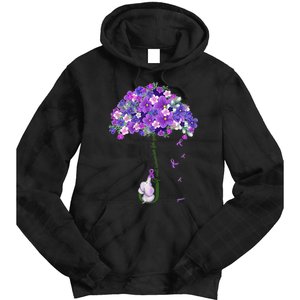 Alzheimer Awareness Cute Elephant I Will Remember For You Tie Dye Hoodie