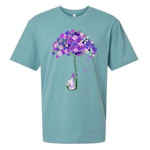 Alzheimer Awareness Cute Elephant I Will Remember For You Sueded Cloud Jersey T-Shirt