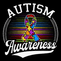 Autism Awareness Colorful Puzzle Ribbon Visor
