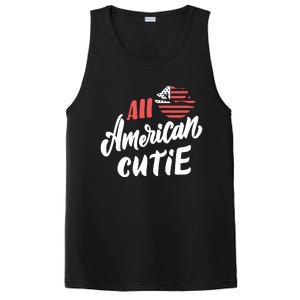 All American Cutie | 4th Of July Family Outfits PosiCharge Competitor Tank