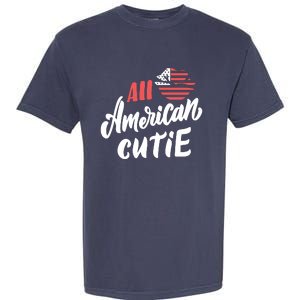 All American Cutie | 4th Of July Family Outfits Garment-Dyed Heavyweight T-Shirt