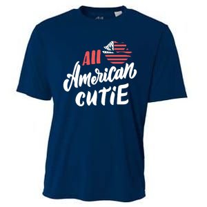 All American Cutie | 4th Of July Family Outfits Cooling Performance Crew T-Shirt