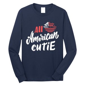 All American Cutie | 4th Of July Family Outfits Long Sleeve Shirt