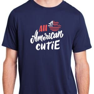 All American Cutie | 4th Of July Family Outfits Adult ChromaSoft Performance T-Shirt