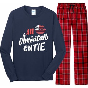 All American Cutie | 4th Of July Family Outfits Long Sleeve Pajama Set