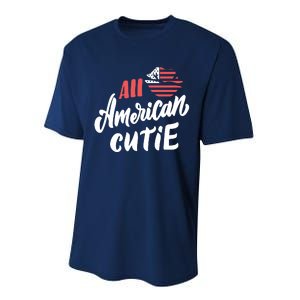 All American Cutie | 4th Of July Family Outfits Performance Sprint T-Shirt