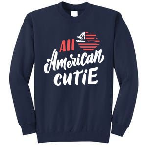 All American Cutie | 4th Of July Family Outfits Tall Sweatshirt