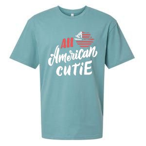 All American Cutie | 4th Of July Family Outfits Sueded Cloud Jersey T-Shirt