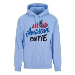 All American Cutie | 4th Of July Family Outfits Unisex Surf Hoodie