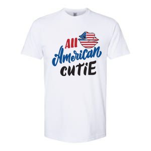 All American Cutie | 4th Of July Family Outfits Softstyle CVC T-Shirt