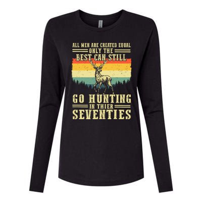 All Are Created Equal Only The Best Can Still Go Hunting Womens Cotton Relaxed Long Sleeve T-Shirt