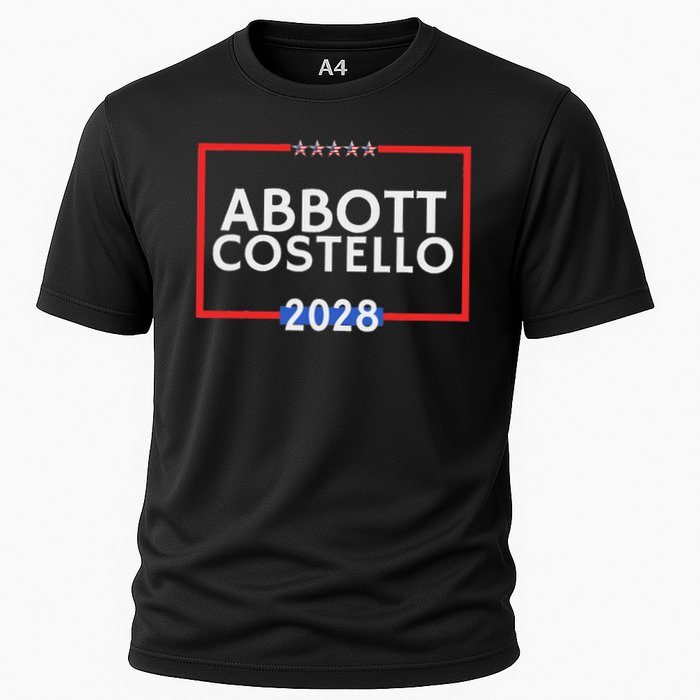 Abbot And Costello 2028 Is Funny Political Election Cooling Performance Crew T-Shirt