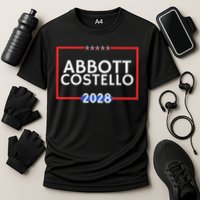 Abbot And Costello 2028 Is Funny Political Election Cooling Performance Crew T-Shirt