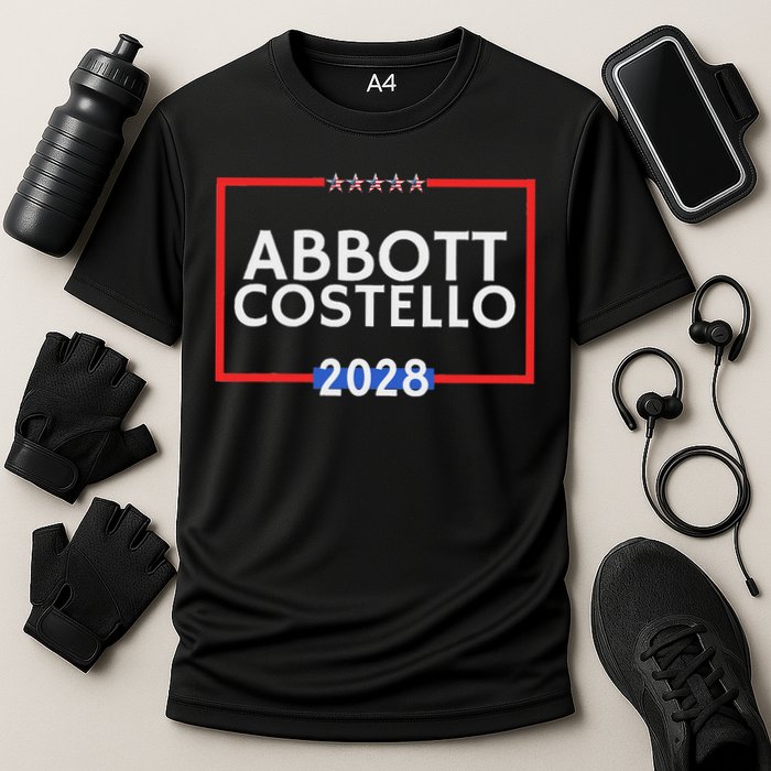Abbot And Costello 2028 Is Funny Political Election Cooling Performance Crew T-Shirt