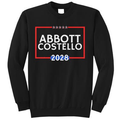 Abbot And Costello 2028 Is Funny Political Election Sweatshirt