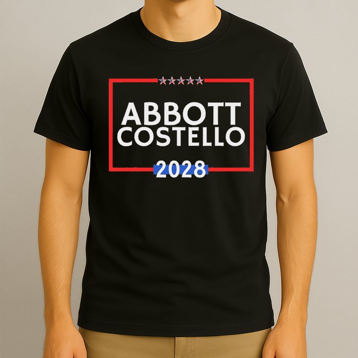 Abbot And Costello 2028 Is Funny Political Election T-Shirt