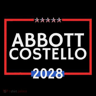 Abbot And Costello 2028 Is Funny Political Election T-Shirt