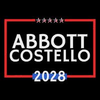 Abbot And Costello 2028 Is Funny Political Election Drawstring Bag