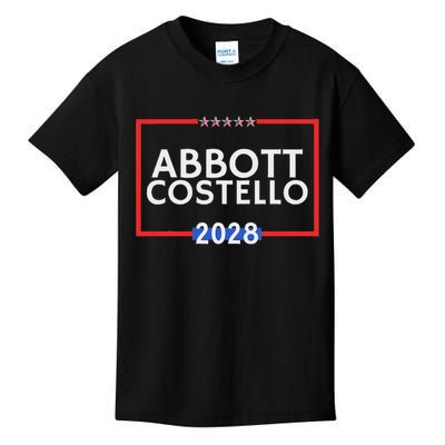 Abbot And Costello 2028 Is Funny Political Election Kids T-Shirt