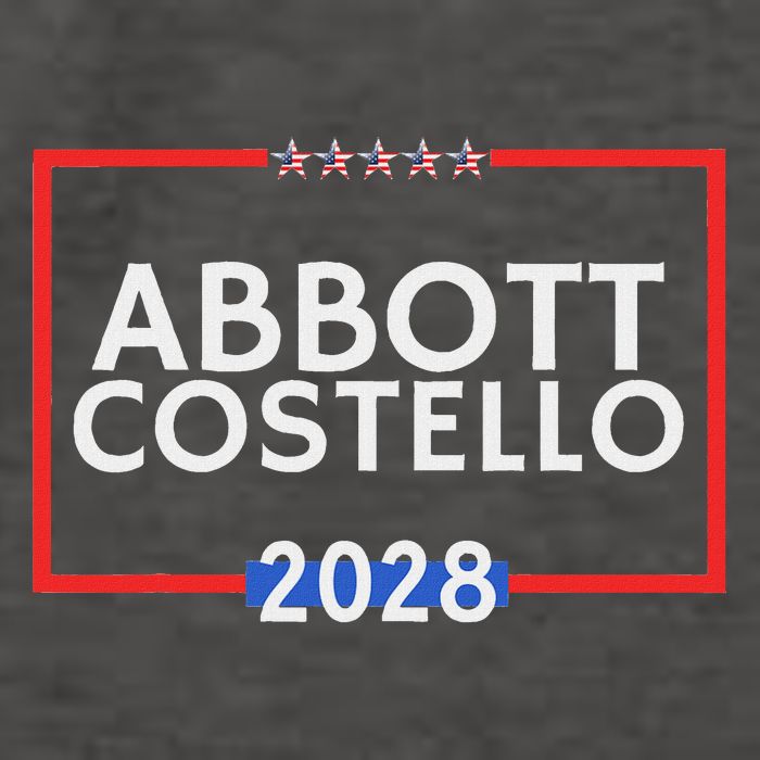 Abbot And Costello 2028 Is Funny Political Election Vector Backpack