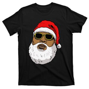 African American Christmas Hip Hop Santa T-Shirt