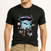 Aliens Abducting Cats Cat Kittens Ufo Saucer Cat Lover Gifts Cooling Performance Crew T-Shirt