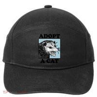 Adopt A Cat 7-Panel Snapback Hat