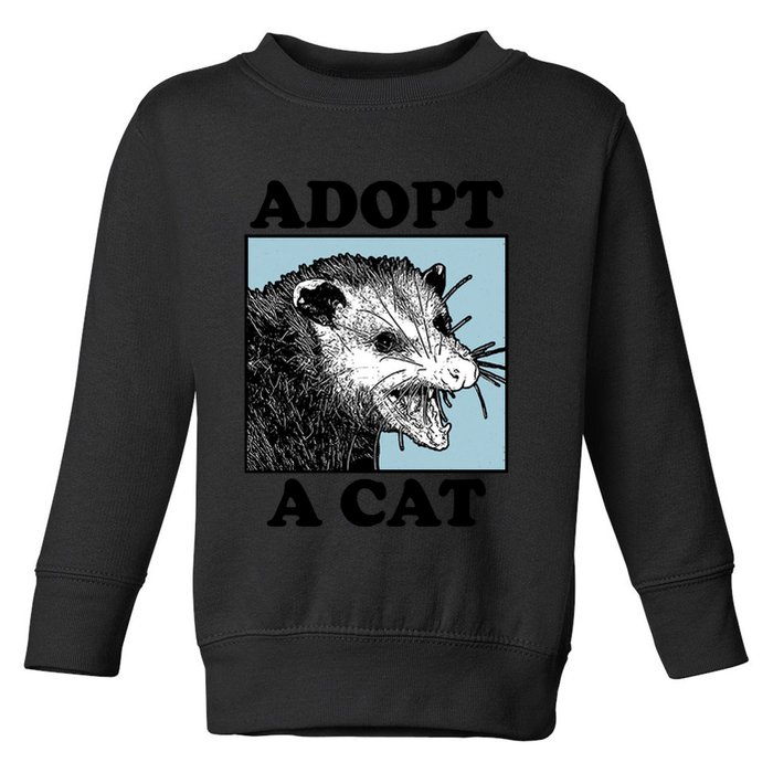 Adopt A Cat Toddler Sweatshirt