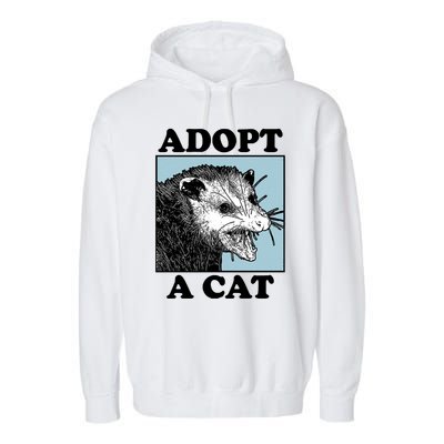 Adopt A Cat Garment-Dyed Fleece Hoodie