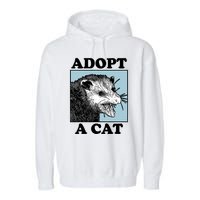 Adopt A Cat Garment-Dyed Fleece Hoodie