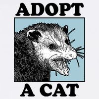 Adopt A Cat Garment-Dyed Fleece Hoodie