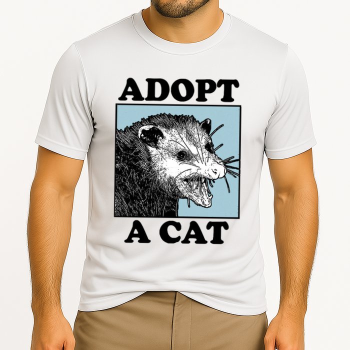 Adopt A Cat Cooling Performance Crew T-Shirt