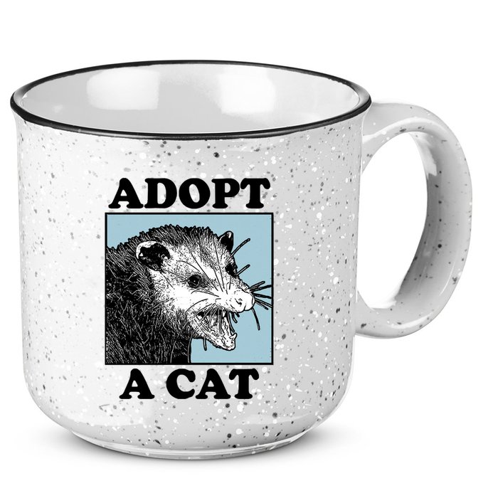 Adopt A Cat 15oz Campfire Ceramic Mug