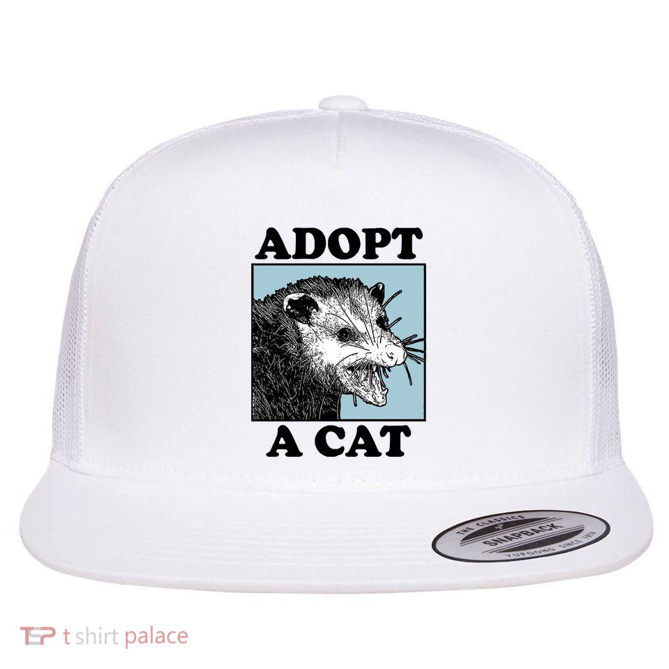 Adopt A Cat Flatbill Hat