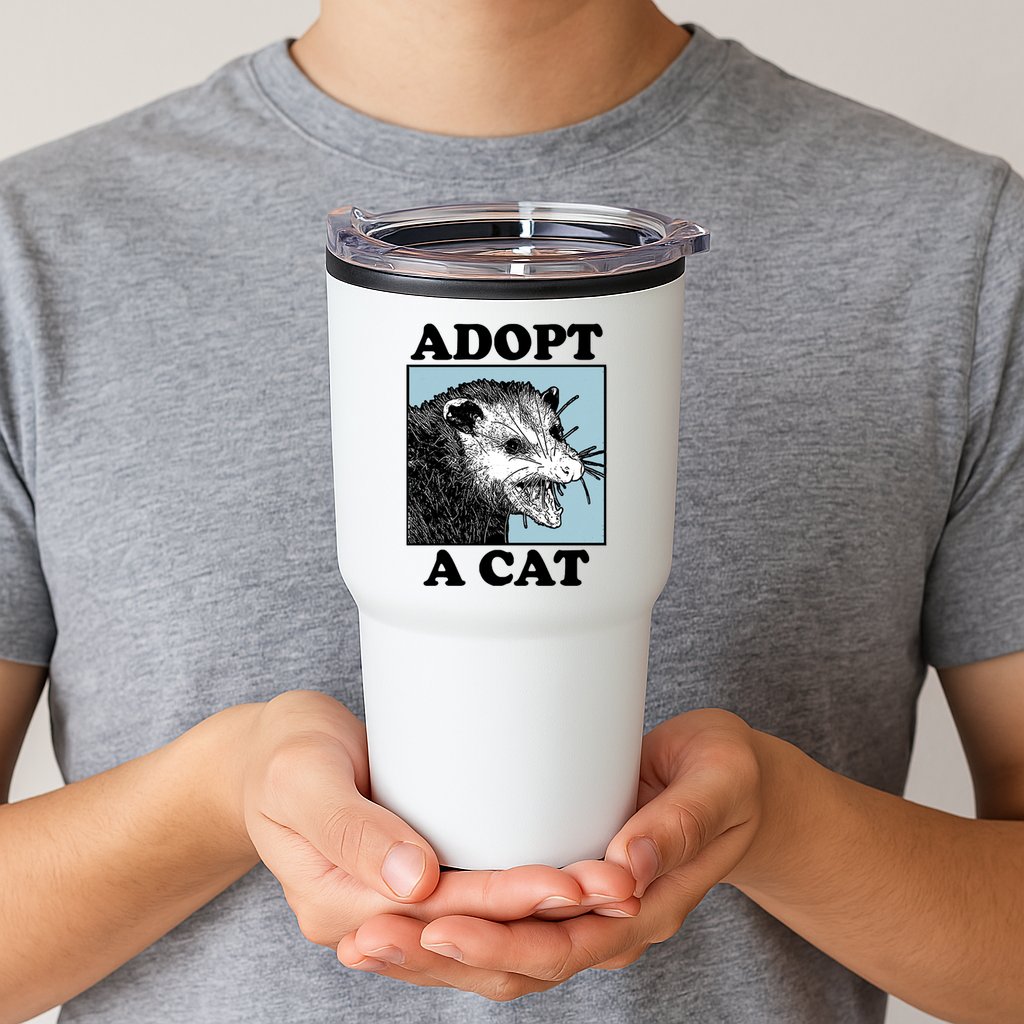 Adopt A Cat Tumbler