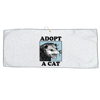 Adopt A Cat Large Microfiber Waffle Golf Towel