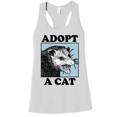 Adopt A Cat Women's Racerback Tank